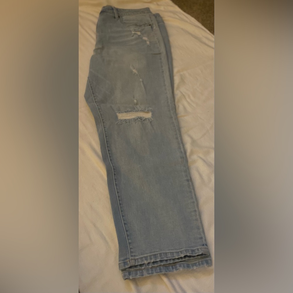 Time and Tru Light Blue Boyfriend Jeans